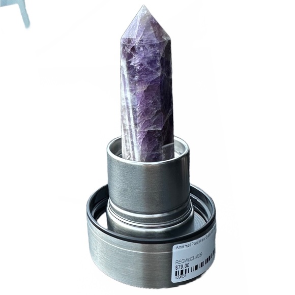 Rare Earth Gallery Amethyst Bottle. - Picture 3 of 3